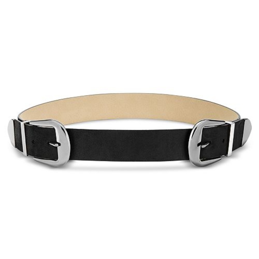 I.N.C. Clean Double-Buckle Belt